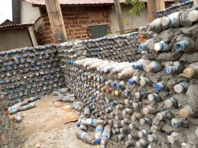 We construct buildings, houses, toilets using plastic bottle bricks filled with polythene hence conserving the environment.
https://t.co/NDkwcfXUVY