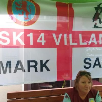 Villa fan in East Manchester