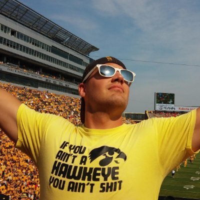 Huge Iowa Hawkeye football fan.  Had season tickets since '99.  Section 129, Row 6, Seat 28 and 27.  In Business, I am a UC Computer Systems Engineer.