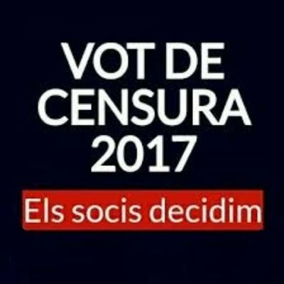 12.504 socis van donar suport al #votdecensura2017 contra la Junta de Josep Maria Bartomeu i Floreta.
