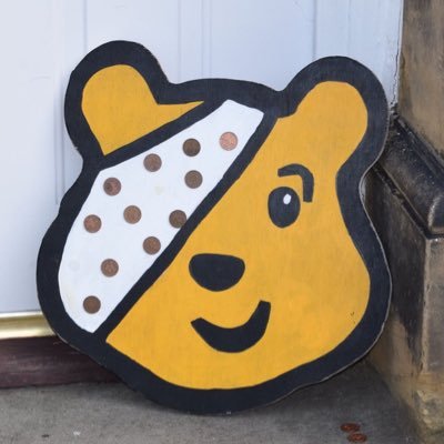 Pudsey residents are collecting 2p coins to add to a giant mural of Pudsey Bear in our leisure centre sports hall. In aid of BBC Children in Need