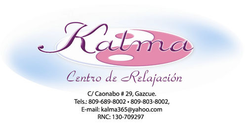 Kalma, es un Centro de Relajación dirigido a la salud y belleza del cuerpo.                               Contáctanos al 809-689-8002
Whatsapp 809-803-8002