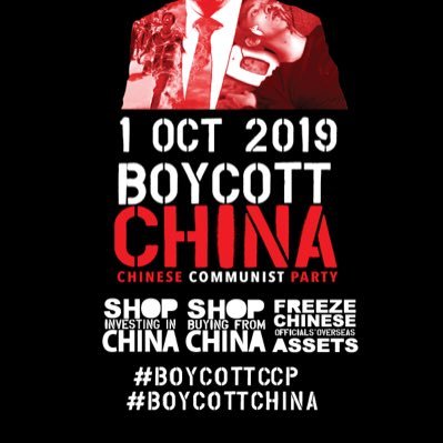 Boycott China, Stop Investing in China, Stop Buying From China, Freeze Chinese Officials’ Overseas Assets