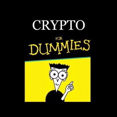 Crypto4dummies1's profile picture. NEW ACCOUNT. Not a Financial advisor. FOLLOW ME AND LETS LEARN ABOUT CRYPTO TOGETHER. :-) $BTC