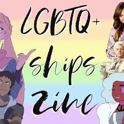The twitter for the LGBTQ+ Ships Zine on tumblr. A zine celebrating any and all LGBTQ+ ships. Primarily run by Mod Lillian.