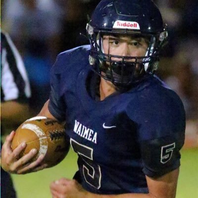 Class of 2020 5’11” 170 RB/OL #5 Waimea High School Kauai, HI kawelohuddy@gmail.com