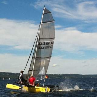 MultihullSailDE's profile picture. Ihr Trimaranspezialist in Süddeutschland.  Weta / Astus / X-Cat uvm. -   Hier gibt es aktuelle Infos zu den Booten, Veranstaltungen und allem anderen.