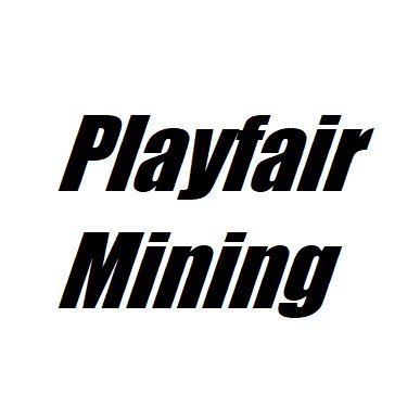 Jr. Miner $PLY $PLY.v on TSX-V. 

#NickelNi #CopperCu #CobaltCo in Norway. 
#GoldAu in Ireland. 
#TungstenW in Canada. 
1-888-244-6644  info@playfairmining.com