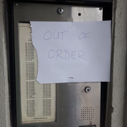 The buzzer at Missao 1800 4th street SW