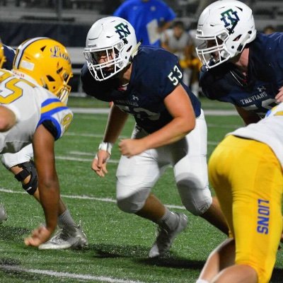 6’0 - 220lbs - Junior - Varsity - RG/NT - New Trier - Class of 2021 - #53