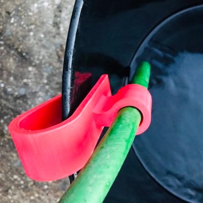 The #Buckip; clipping your hosepipe to your bucket. #savingmoney #savingtime #savingwater