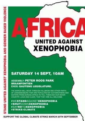 We stand united in condemning xenophobia and working towards a safe, equal and inclusive South Africa.
