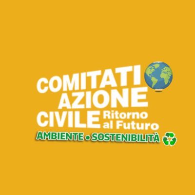 •Ambiente&Sostenibilità🌍 Info:ComitatoAzioneCivile@gmail.com Coordinatrice: @ursulabassi Ig:Comitato_di_azione_civile👉🏻Costruiamo insieme un #futuromigliore