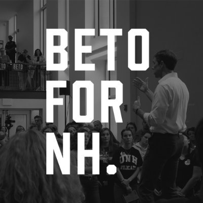 Offical New Hampshire Campaign Account for @BetoORourke || #NHPolitics #BetoForAmerica #Beto2020