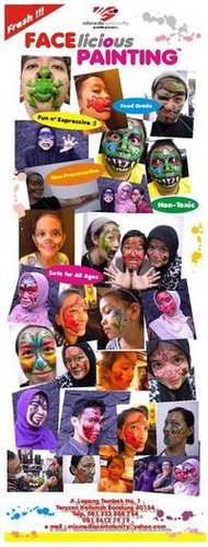 Batik, painting, comic, face painting, airbrush...etc