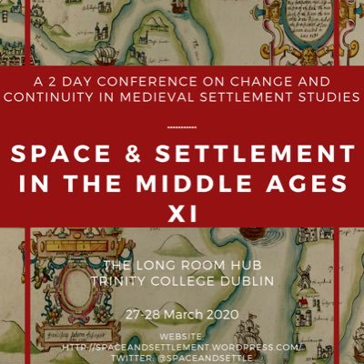 Catherine Bromhead tweeting for the Annual Space and Settlement in the Middle Ages Conference. Views are my own.
