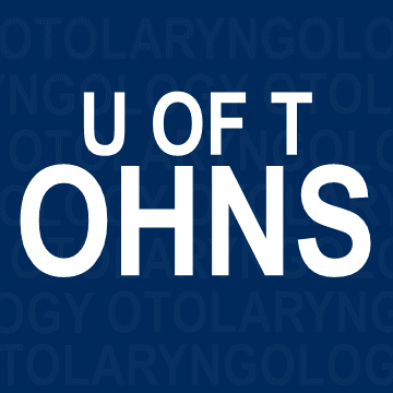 Welcome to the University of Toronto's Department of Otolaryngology - Head & Neck Surgery official Twitter page! #TemertyMed #OHNS