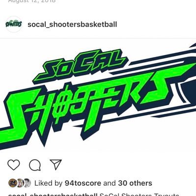 SoCal Shooters Club Basketball Organization Based out of the Valley & the South Bay Email info@socalshootersbball.com For Tryout info!!