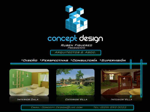 Dominican Concept Design es una empresa dedicada a servicios de construcción en general. Diseños arquitectonicos, presupuestos, construcción, supervisión, etc..