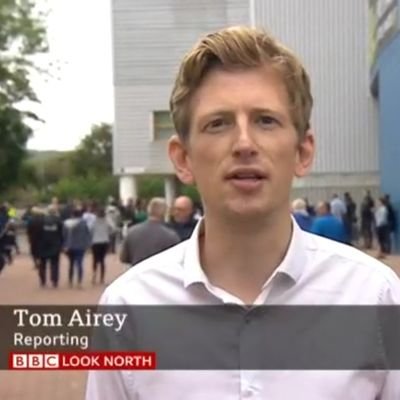 BBC Yorkshire journalist (online/video/TV/radio). Music fan. Puns. From Anglesey. Welsh speaker. 'Lidl's version of James Norton'. tom.airey@bbc.co.uk