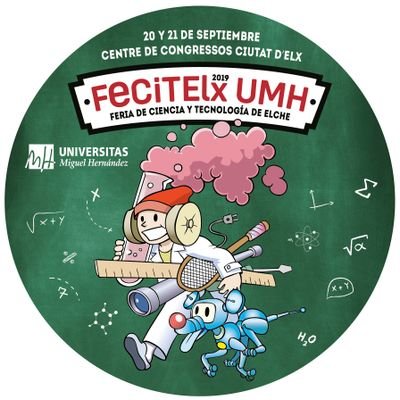 Feria de la Ciencia y la Tecnología de Elx/Elche. Un evento anual para compartir ciencia, cultura y tecnología con los más jóvenes.