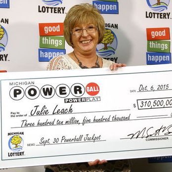 My name is Julie , I am the 2015 $310,500,000 Powerball winner . I have some idea to share for any one that cares .