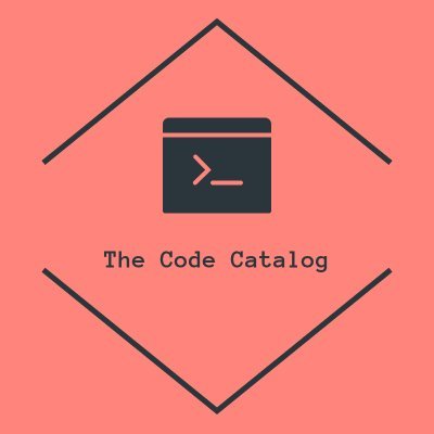 thecodecatalog's profile picture. Code Samples: https://t.co/aMO8QXbPq6
