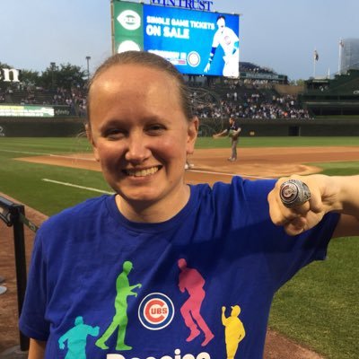 I once threw out the first pitch at the Cubs game. Now to do the same at all other stadiums!