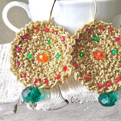 Huge luxury Crochet Beaded Jewelry - individual statement pieces