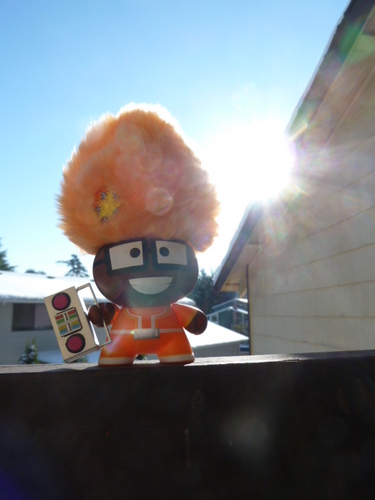 Just a little ray of sunshine to accentuate the positive.
