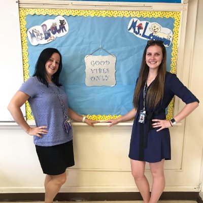 Mrs. Brown and Ms. Lennon - 5th Grade Teachers at Grace Norton Rogers :)