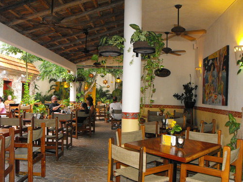 Cozumel restaurant established in 1978, Yvonne's daily Specials of fresh fish, seafood platters and meats are well known to locals and tourists