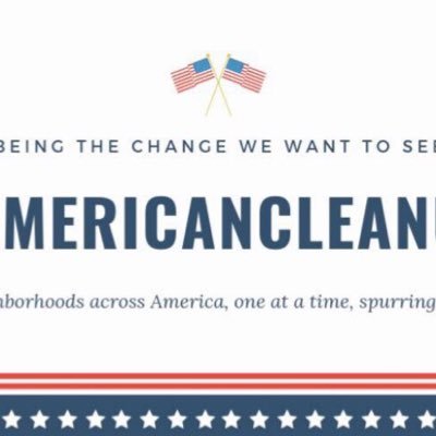 Cleaning up neighborhoods across America. Media about all cleanups can be found here. OFFICIAL page of #AmericanCleanup led by @ScottPresler & @MrMayfieldUSA