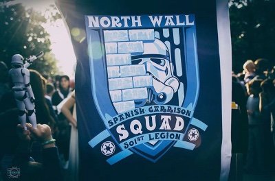 North Wall Squad es un escuadrón  perteneciente a la Spanish Garrison de la 501st Legion. Operamos en Pais Vasco, Cantabria y Navarra. Bad guys doing good!!