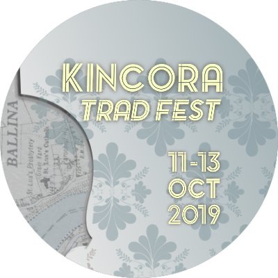 kincoratrad's profile picture. Kincora Trad Fest October 11th - 13th 2019. Sessions - Recitals - The Rolling Wave Sessions - Workshops - Concerts and more...  #kincoratrad