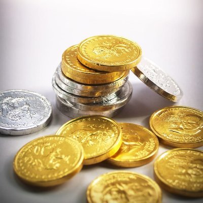 gold and silver coins