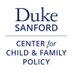 Center for Child and Family Policy (@DukeChildPol) Twitter profile photo