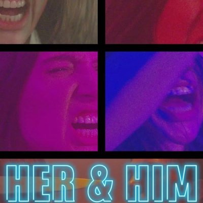 Her & Him depicts an edgy twenty-something guy who stumbles upon a surprise text in his girlfriend’s phone, interrupting their morning routine and spinning ever