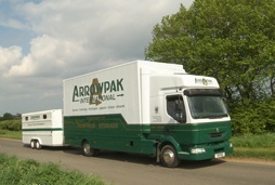 We are a family owned removals company and can ship a box to a house almost anywhere in the world tweet us for more details. or call us on 01733 333445