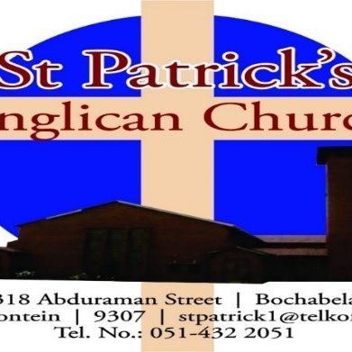 St Patrick's Anglican Church Bloemfontein
Republic of South Africa
Stpatrick1@telkomsa.net
+27514322051