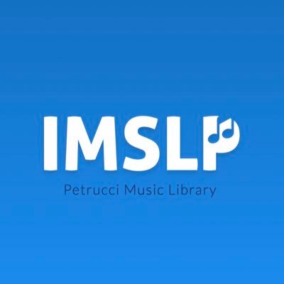 Official Twitter account of IMSLP / Petrucci Music Library