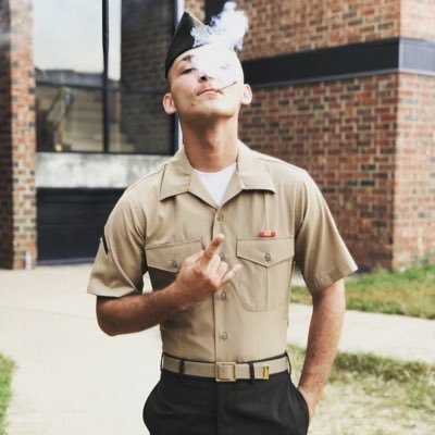 Work untill you no longer have to introduce your self. Trust the process. #U.S.Marine #PestoBoy #GreenWall #TST #gang