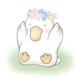 花鳥ウタ あひる冬仕様 agalleryさんにて開催中の あにまるわーるど 動物展 は28日までです イラスト agallery