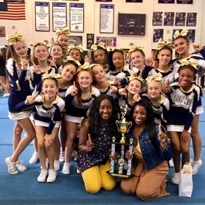 Long Cane Middle School Competition Cheer Team #lcmscougarstrong 💙💛