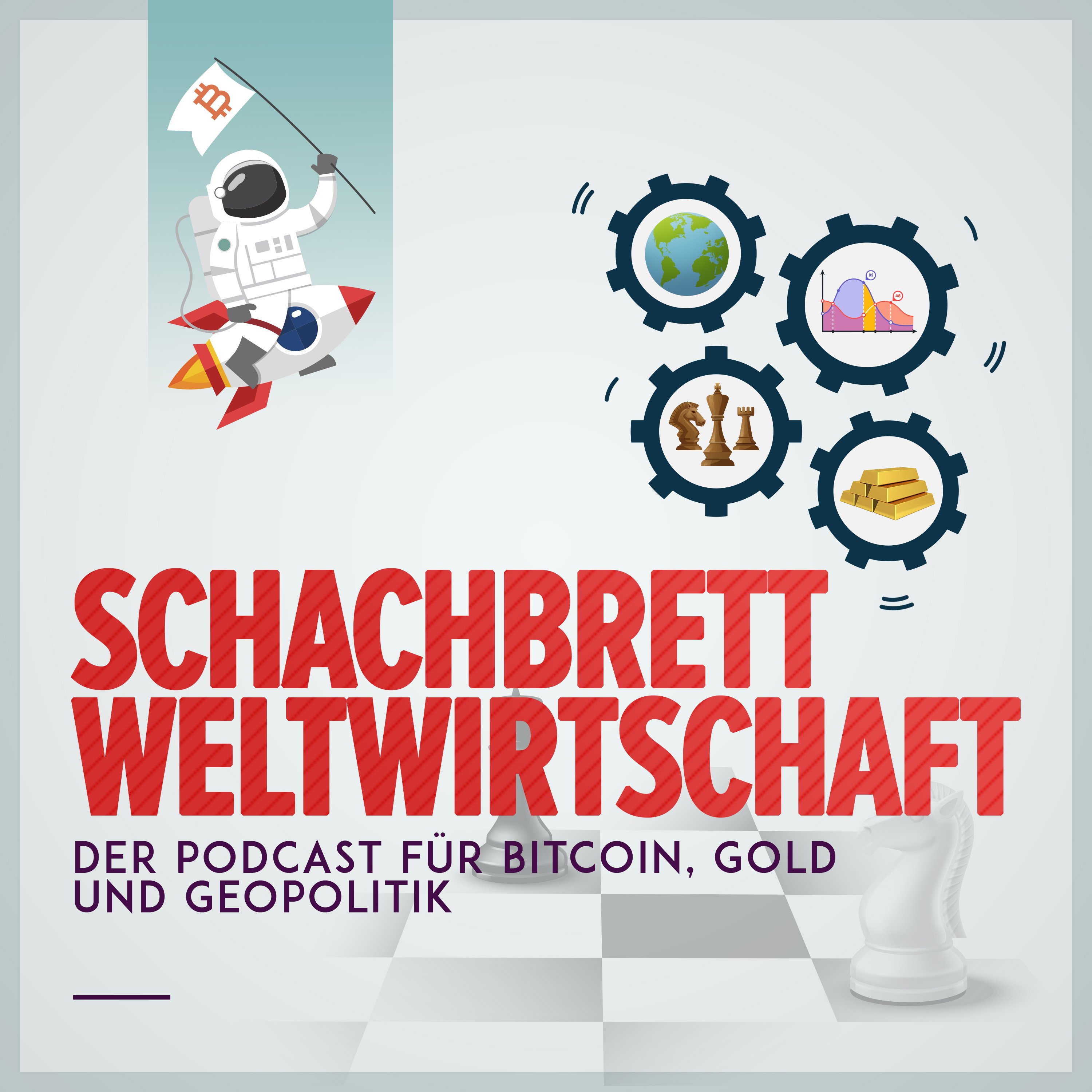 Podcast für Bitcoin, Gold und Geopolitik mit wöchentlich neuen Folgen