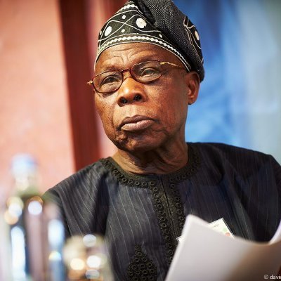 Former President Olusegun Obasanjo. Personal tweets from Obasanjo signed O.O Obasanjo.