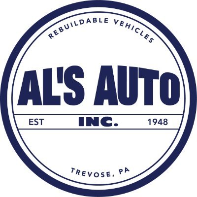 Al's Auto Sales sells late model rebuildables, repairable cars, trucks and minivans.  We are located in Trevose, Pennsylvania.