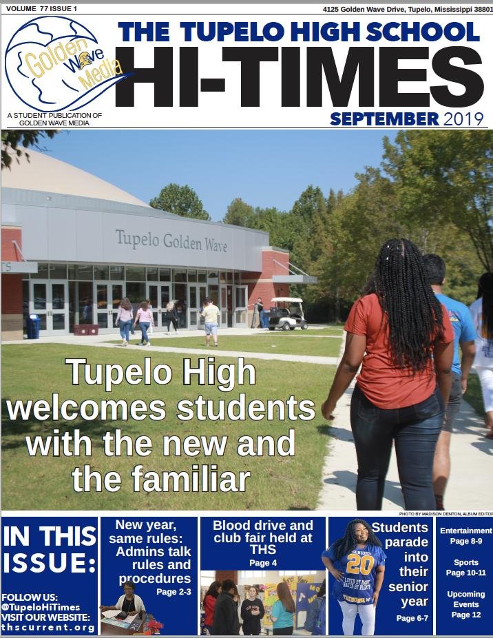 Official account of THS Scholastic Media print pubs: Hi-Times newspaper; THS Album yearbook; Tupelo Tea podcast; THS Current website; The Wave Effect Lit mag