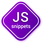 SnippetsJs's profile picture. ❤ JS
