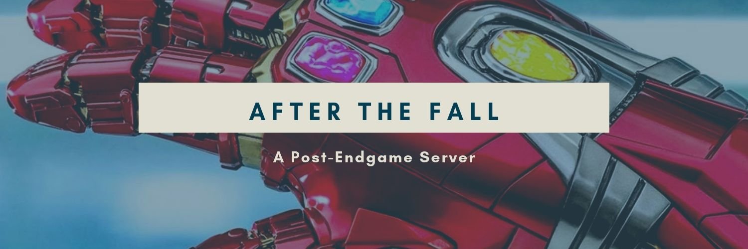 18+ Endgame AU Discord Server
We're looking for chill adults to write with in text and thread format.
DM or check our page / tumblr for more info.